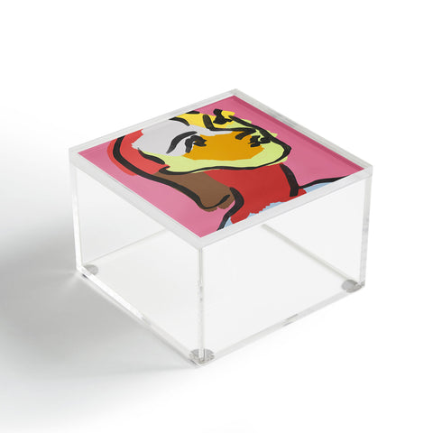Marin Vaan Zaal Ninette on Pink Modernist col Acrylic Box