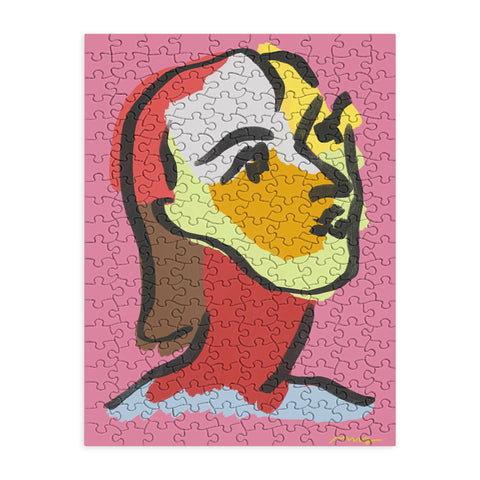 Marin Vaan Zaal Ninette on Pink Modernist col Puzzle