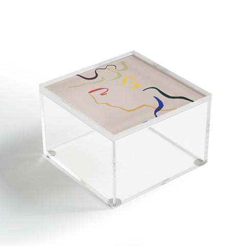Marin Vaan Zaal Rhett modern line drawing Acrylic Box