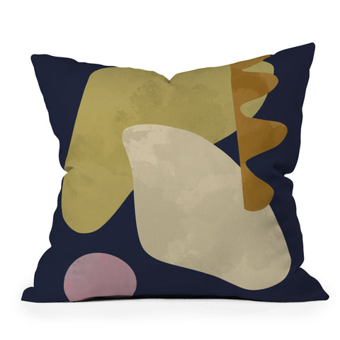 Marin Vaan Zaal Tuileries 01 Modern shapes Outdoor Throw Pillow