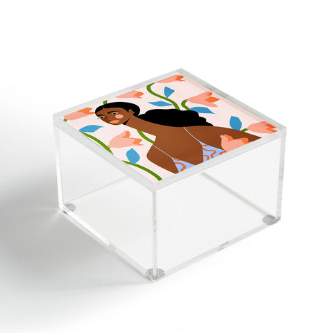 Maritza Lisa Abstract Dress I Acrylic Box