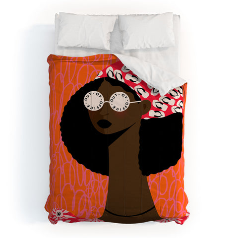 Maritza Lisa Out Of Office Comforter