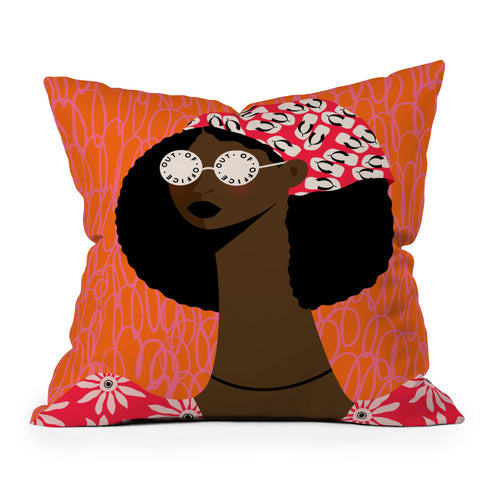 Maritza Lisa Out Of Office Throw Pillow