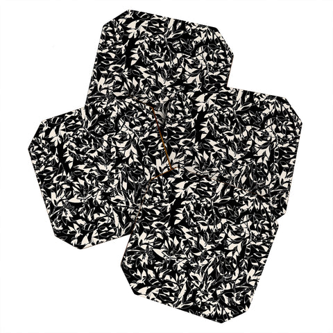 Marta Barragan Camarasa Abstract black white nature DP Coaster Set