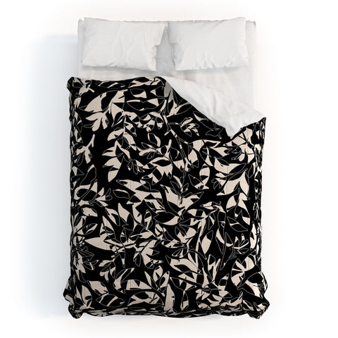 Marta Barragan Camarasa Abstract black white nature DP Comforter