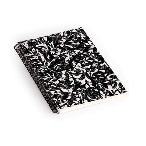 Marta Barragan Camarasa Abstract black white nature DP Spiral Notebook