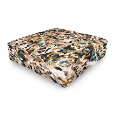 Marta Barragan Camarasa Animal print pastel colors Outdoor Floor Cushion