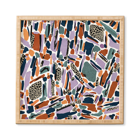 Marta Barragan Camarasa Colorful artistic abstract G90 Framed Wall Art