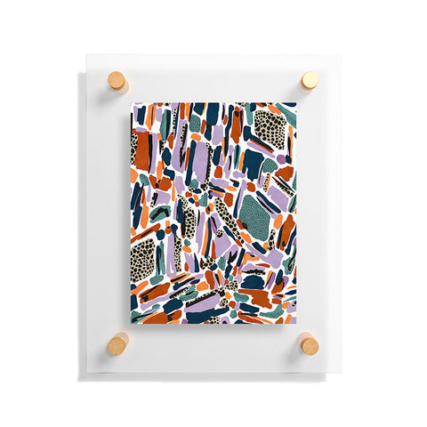 Marta Barragan Camarasa Colorful artistic abstract G90 Floating Acrylic Print