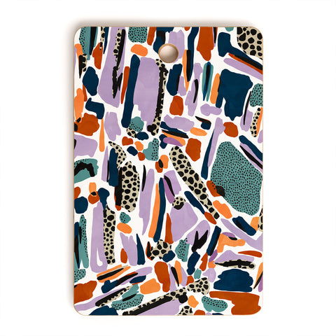 Marta Barragan Camarasa Colorful artistic abstract G90 Cutting Board Rectangle
