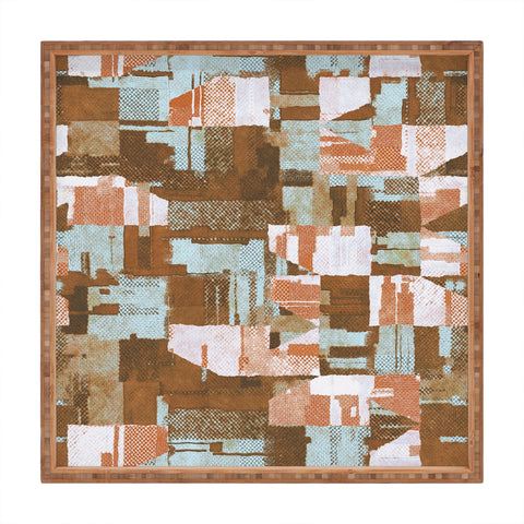 Marta Barragan Camarasa Desert textile cutout pattern Square Tray