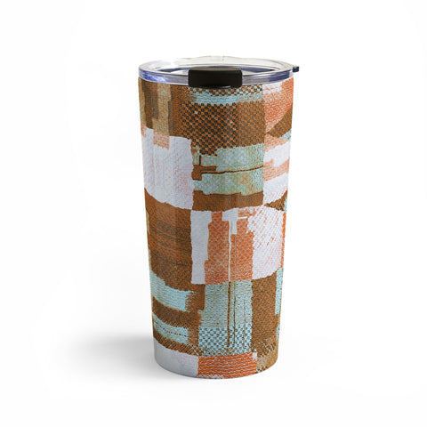 Marta Barragan Camarasa Desert textile cutout pattern Travel Mug
