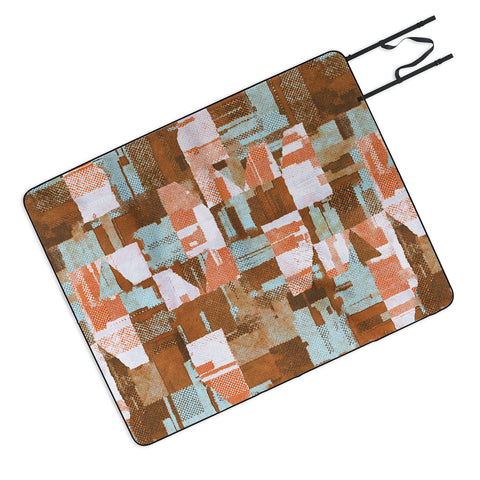 Marta Barragan Camarasa Desert textile cutout pattern Picnic Blanket