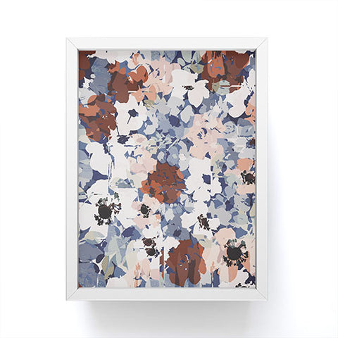 Marta Barragan Camarasa Distorted garden tiles 3M Framed Mini Art Print