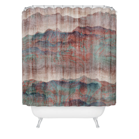 Marta Barragan Camarasa Distressed native style A Shower Curtain
