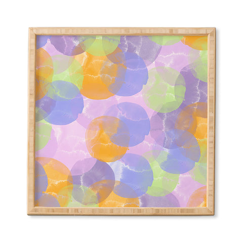Marta Barragan Camarasa Dots summer colors A Framed Wall Art