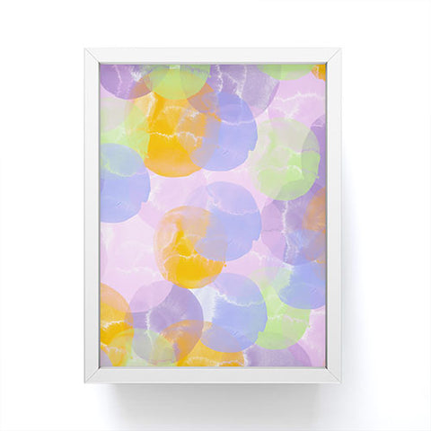 Marta Barragan Camarasa Dots summer colors A Framed Mini Art Print
