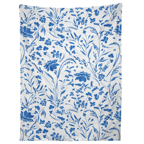 Marta Barragan Camarasa Floral perennial pleasure B Tapestry