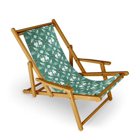 Marta Barragan Camarasa Floral Pleasure greenish A Sling Chair