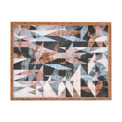 Marta Barragan Camarasa Geometric shapes textures Rectangular Tray