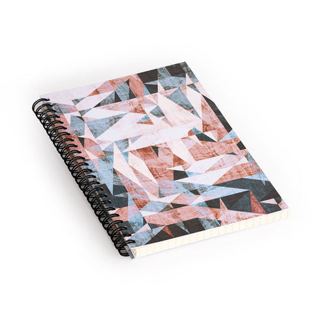 Marta Barragan Camarasa Geometric shapes textures Spiral Notebook