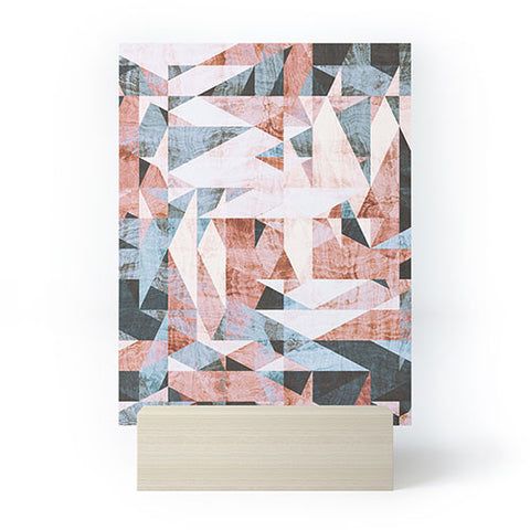 Marta Barragan Camarasa Geometric shapes textures Mini Art Print