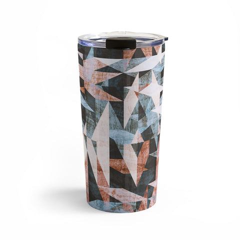 Marta Barragan Camarasa Geometric shapes textures Travel Mug