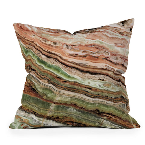 Marta Barragan Camarasa Mineral texture detail Outdoor Throw Pillow