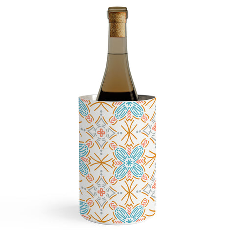 Marta Barragan Camarasa Mosaic boho desert colors D Wine Chiller