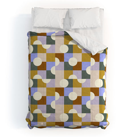 Marta Barragan Camarasa Mosaic geometric forms DP Comforter