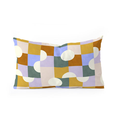 Marta Barragan Camarasa Mosaic geometric forms DP Oblong Throw Pillow
