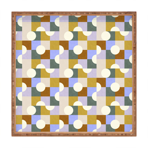 Marta Barragan Camarasa Mosaic geometric forms DP Square Tray