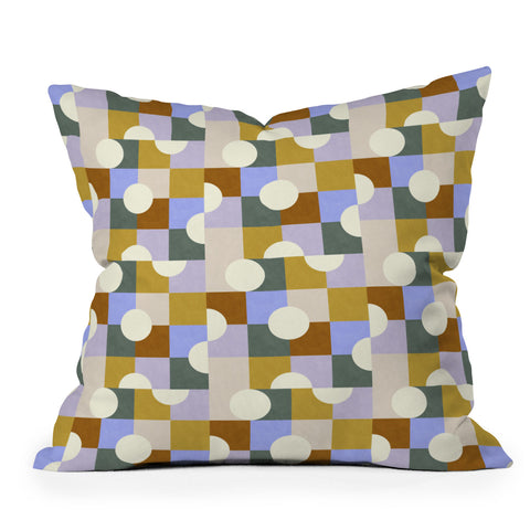 Marta Barragan Camarasa Mosaic geometric forms DP Throw Pillow