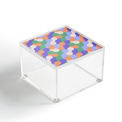 Marta Barragan Camarasa Mosaic retro colorful MD Acrylic Box