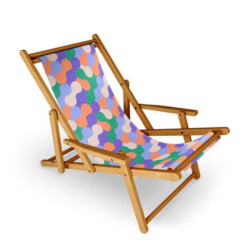 Marta Barragan Camarasa Mosaic retro colorful MD Sling Chair