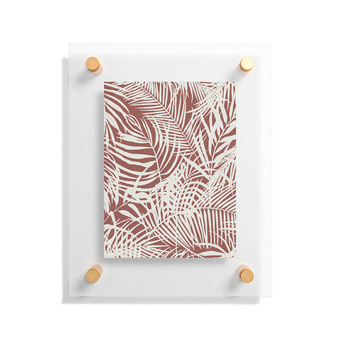Marta Barragan Camarasa Palm leaf monochrome WPM Floating Acrylic Print