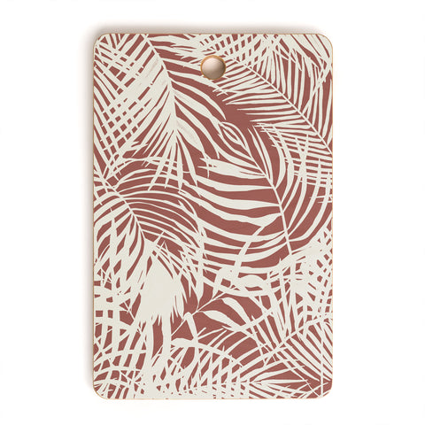 Marta Barragan Camarasa Palm leaf monochrome WPM Cutting Board Rectangle