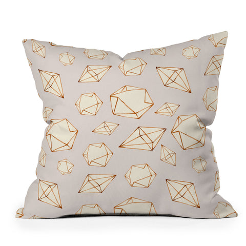Marta Barragan Camarasa Pattern geometric dreams Outdoor Throw Pillow