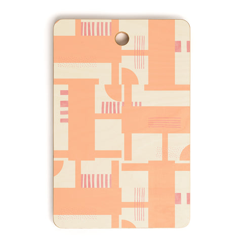 Marta Barragan Camarasa Playful geometric stripes PF Cutting Board Rectangle