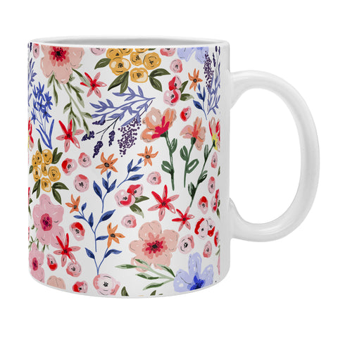 Marta Barragan Camarasa Simple colorful flowery meadow Coffee Mug