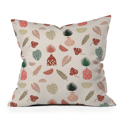 Marta Barragan Camarasa Simple nature in vases Outdoor Throw Pillow