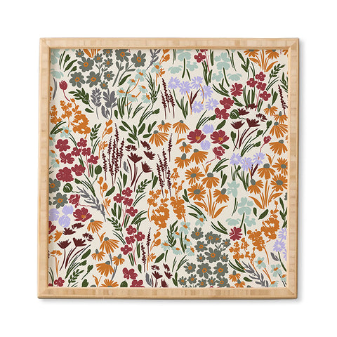 Marta Barragan Camarasa Spring flowery meadow 02 Framed Wall Art