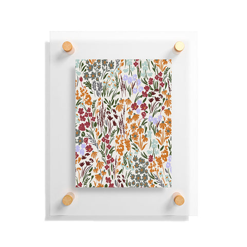Marta Barragan Camarasa Spring flowery meadow 02 Floating Acrylic Print