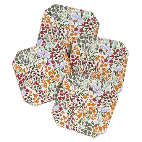 Marta Barragan Camarasa Spring flowery meadow 02 Coaster Set
