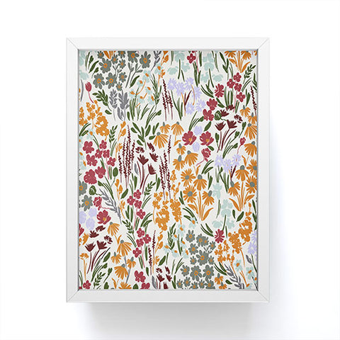 Marta Barragan Camarasa Spring flowery meadow 02 Framed Mini Art Print