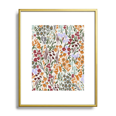 Marta Barragan Camarasa Spring flowery meadow 02 Metal Framed Art Print