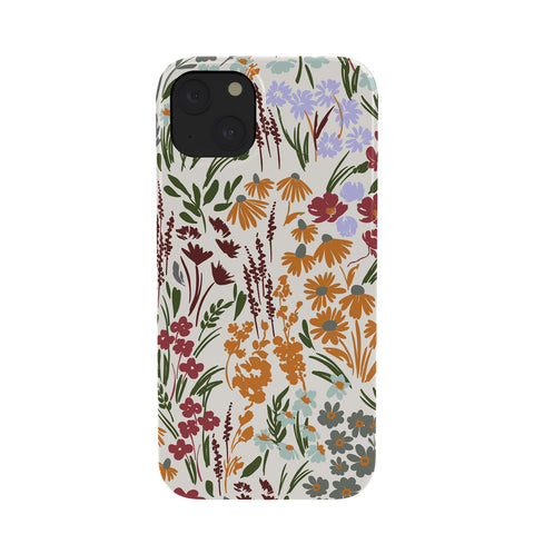 Marta Barragan Camarasa Spring flowery meadow 02 Phone Case