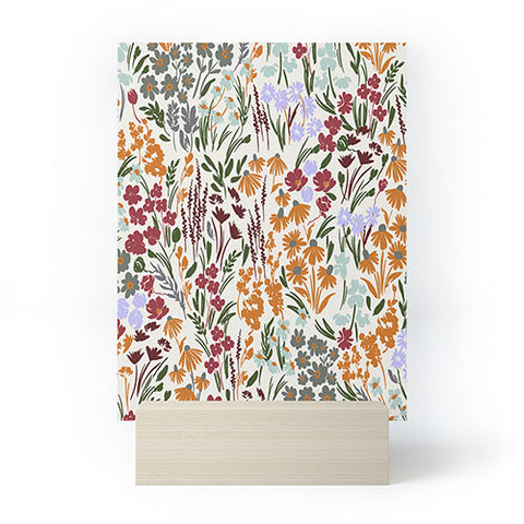 Marta Barragan Camarasa Spring flowery meadow 02 Mini Art Print