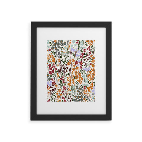 Marta Barragan Camarasa Spring flowery meadow 02 Framed Art Print