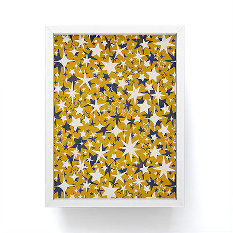 Marta Barragan Camarasa Starry sky of stars Framed Mini Art Print